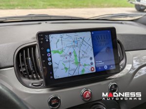 FIAT 500 Radio Head Unit Upgrade System w/ install Kit - Post Facelift ('16-on) - Black Trim - T4